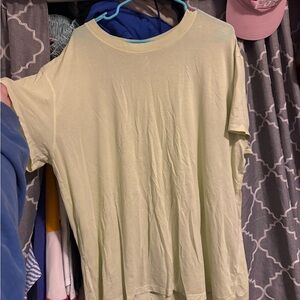 Lululemon Light Yellow Top